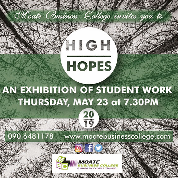 Moate Business College Art Exhibition