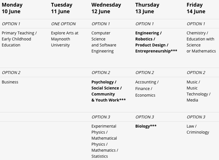 maynooth Summer School