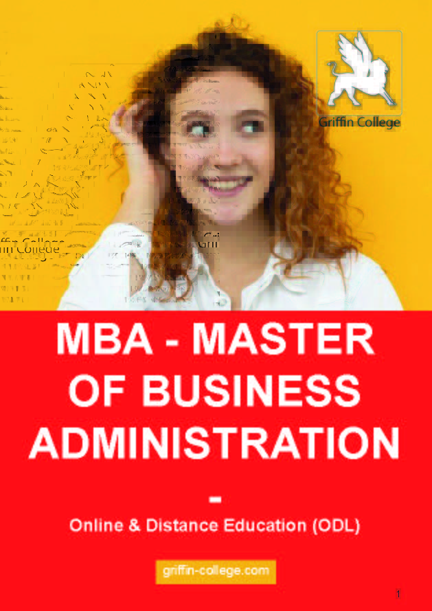 Griffin College - MBA – Online and Distance Learning Mode - 1